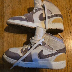 Nike Air Jordans.  Suede. Youth. Like New